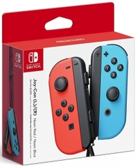 Joy Con Controllers Neon Red and Blue Ninendo Switch