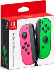 Joy Con L R Neon Pink Neon Green