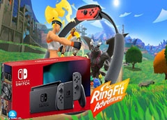 Máy Chơi Game Nintendo Switch Gray V2 kèm Ring Fit