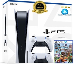 Máy Chơi Game Sony PS5 Standard 2 Tay Kèm Game Sackboy a big adventure Hàng Chính Hãng