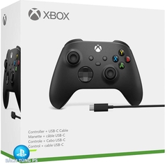 Tay Cầm Wireless Controller Xbox Series XS Carbon Black USB C Cable