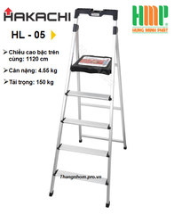 Thang nhôm ghế 5 bậc Hakachi HL-05