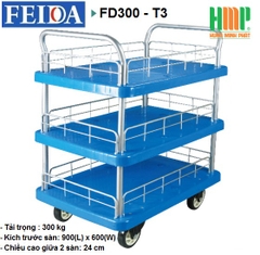 XE ĐẨY SÀN NHỰA FEIDA FD300-T3