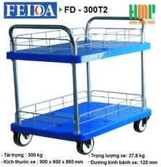 XE ĐẨY SÀN NHỰA FEIDA FD-300T2 (300KG)