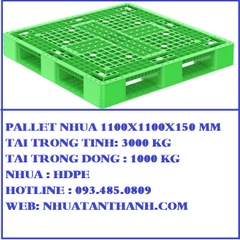 PALLET NHỰA MÀU XANH LÁ