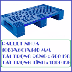 PALLET NHỰA 1065X601X140 MM