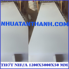 THỚT NHỰA 1200X5000X50 MM