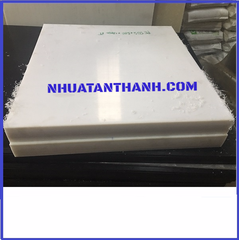 THỚT NHỰA PE TRẮNG 860X860X80 MM
