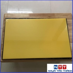 THỚT NHỰA MÀU VÀNG 600X400X18 MM