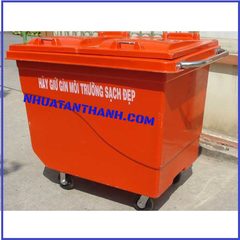 THÙNG RÁC NHỰA 660L 4 BÁNH XE