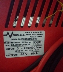 Máy sạc 48V-80A, model SE48080