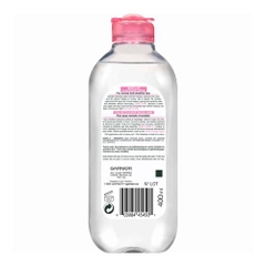 Nước tẩy trang Garnier Skin Naturals Micellar Cleansing Water All-in-1 400ml (Hồng Nhạt)