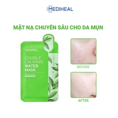 Mặt nạ Mediheal Double Calming Water Mask (xanh lá)