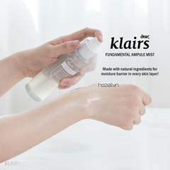 Xịt Khoáng Klairs Fundamental Ampule Mist 125ml