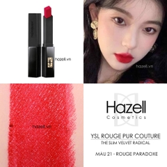 Son thỏi YSL Rouge Pur Couture The Slim Velvet Radical