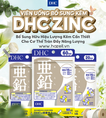 Viên uống bổ sung kẽm DHC Zinc