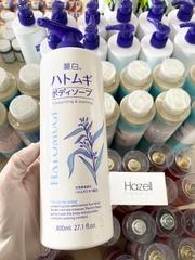 Sữa tắm ý dĩ Hatomugi Moisturizing & Washing 800ml