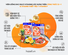 Viên uống vitamin tổng hợp DHC Multi Vitamins 60 Day