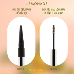 Chì kẻ mày 2 đầu LEMONADE Wigi Dual Eyebrow 2.75g