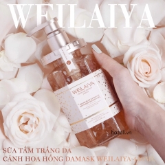 Sữa tắm trắng da Damask Weilaiya Grand Rose Extracts Whitening Shower Gel 450ml