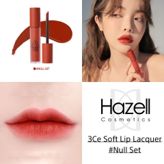 Son kem lì 3CE Soft Lip Lacquer 6g