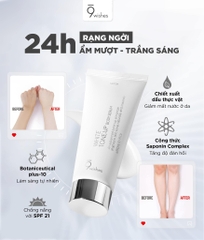 Sữa dưỡng thể trắng da 9 Wishes White Tone-up Body Serum 150ml