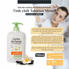 Sữa tắm Corine de Farme 750ml