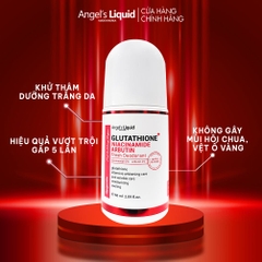 Lăn nách mờ thâm, dưỡng trắng da Angel's Liquid Glutathione Plus Niacinamide Arbutin Fresh Deodorant 60ml