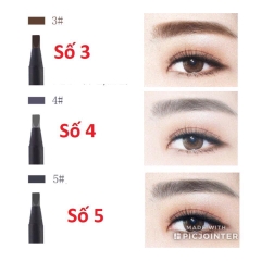 Chì mày phẩy sợi Haozhuang Make Up Milano Eyebrow Pencil