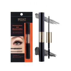 Mascara 2 đầu Browit By Nongchat Professional Duo Mascara #Sexy Black (Cam)