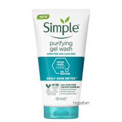 Sữa rửa mặt Simple Daily Skin Detox Purifying Facial Wash 150ml