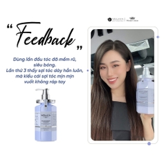 Dầu hấp tóc phục hồi đa tầng Weilaiya Multi Effect Repair High Gloss Hair Mask 450ml