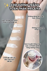 Kem dưỡng trắng da nâng tone Weilaiya White Tone-Up Body Cream SPF30 PA+++ 200g