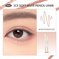 Chì kẻ mắt, bọng mắt 3CE Soft Mute Pencil Liner 0.1g