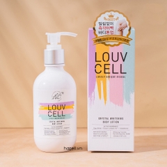 Kem Dưỡng Thể Trắng Da Louv Cell Crystal Whitening Body Lotion - 250ml