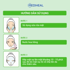 Mặt nạ Mediheal Double Calming Water Mask (xanh lá)