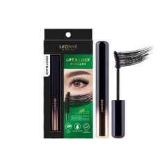 Mascara siêu cong mi gấp 3 lần Browit By Nongchat Lift & Lock Mascara #Sexy Black (Xanh lá)