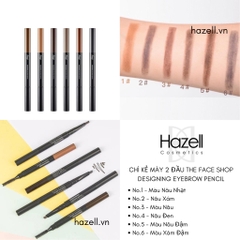 Chì kẻ mày 2 đầu The Face Shop Designing Eyebrow Pencil 0.3g