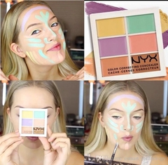 Bảng che khuyết điểm triệt sắc NYX Color Correcting Concealer 6 ô