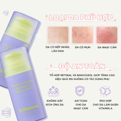 Kem dưỡng By Wishtrend Vitamin A-Mazing Bakuchiol Night Cream 30g