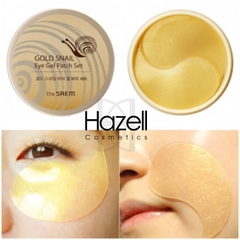 Mặt nạ đắp mắt The SAEM Gold Snail Eye Gel Patch Set