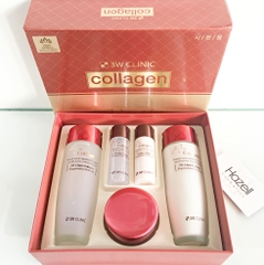 Set dưỡng trẻ hoá 3W Clinic Collagen ( Đỏ )