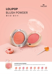 Phấn má hồng Vacosi Makeup House Lolipop Blush 5g