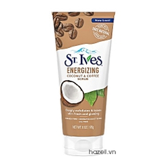 Tẩy da chết ST.Ives Energizing Coconut & Coffee Scrub 170g