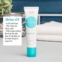 Kem dưỡng da trẻ hóa, ngừa mụn, mờ thâm nám Obagi 360 Retinol 0.5 Cream 28g