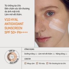 Kem chống nắng SOME BY MI V10 Hyal Antioxidant Sunscreen SPF50+ PA++++ 40g