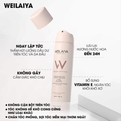 Dầu gội khô Weilaiya Fluffy And Dry Wash Free Spray 50ml