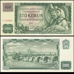 Czech Republic (CH Séc) 100 korun 1961