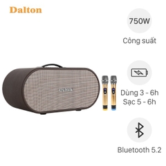 Loa karaoke xách tay Dalton K208C 700W