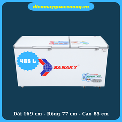 Tủ đông mát Sanaky 485 Lít VH-6699W3